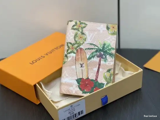Repzbay COVER-10*14*2.5CM Vuitton PASSPORT Louis 0523